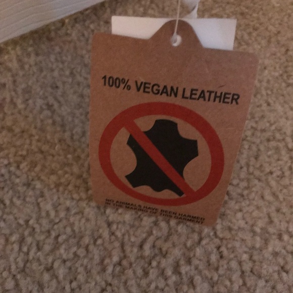 Brand New Vegan Leather Jacket - Picture 2 of 4